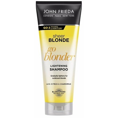 John Frieda sheer blonde go blonder lightening šampon za posvetljivanje plave kose 250ml Cene