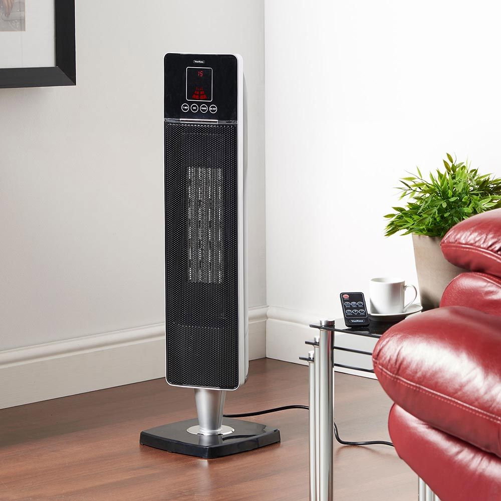 Vonhaus 2000 W premium oscilirajući keramički PTC grijač crni 2514041 Slike