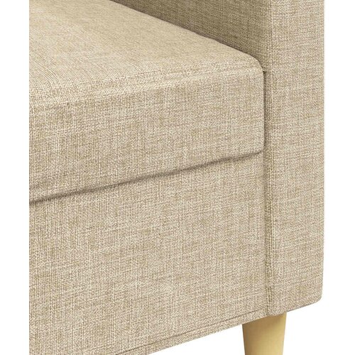  Trosjed od tkanine krem 210 cm Slike
