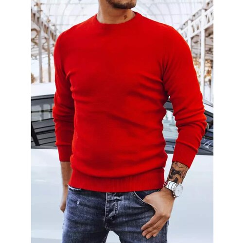 DStreet Red men's classic sweater WX1941 Slike