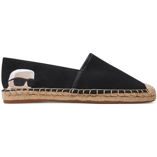 Karl Lagerfeld Espadrile KL80111N Black Canvas 900