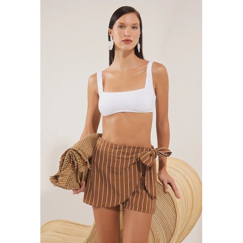 TRENDYOLMILLA Ženski &amp;scaron;orts Tbess25Sr00017, Smeđi Slike