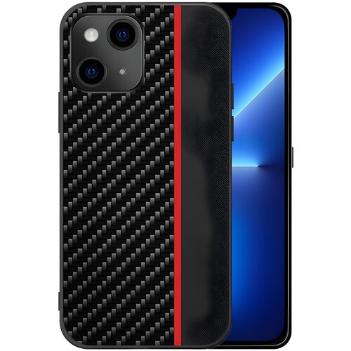 Tel Protect Carbon ovitek za Xiaomi Redmi 9A/Redmi 9AT - Rdeča Cene