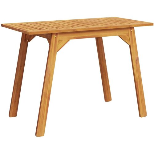 VidaXL Vrtni blagovaonski stol 110 x 56 x 75 cm masivno bagremovo drvo Slike