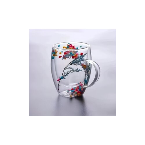 Flower 3 šolja dupli zid – 350ml Cene