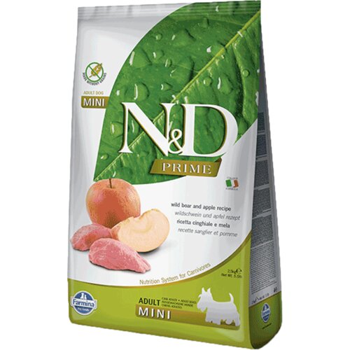 N&d Prime Hrana za pse Mini Adult, Jabuka i Divlja svinja - 800 g Slike