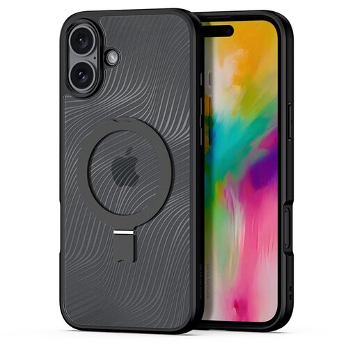 Dux ducis Aimo Mag maska sa MagSafe i postoljem za iPhone 16 Plus - crna Cijene