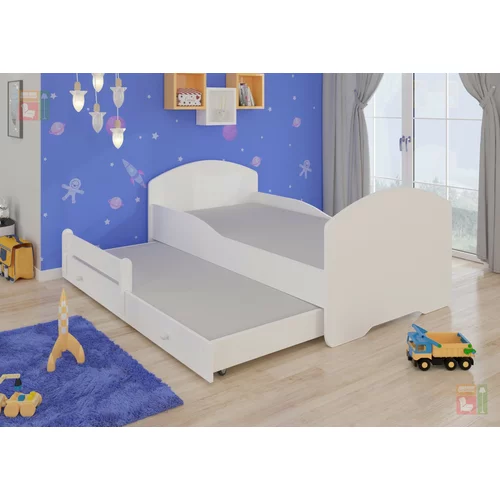 ADRK Furniture Otroška postelja Pepe II z dodatnim ležiščem - 80x160 cm