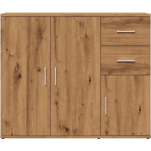 VidaXL Komoda boja hrasta artisan 91x29,5x75 cm konstruirano drvo Slike