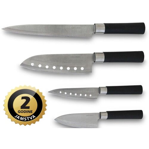 Cecotec noževi Santoku set 4 komada, 2 godine jamstva Slike