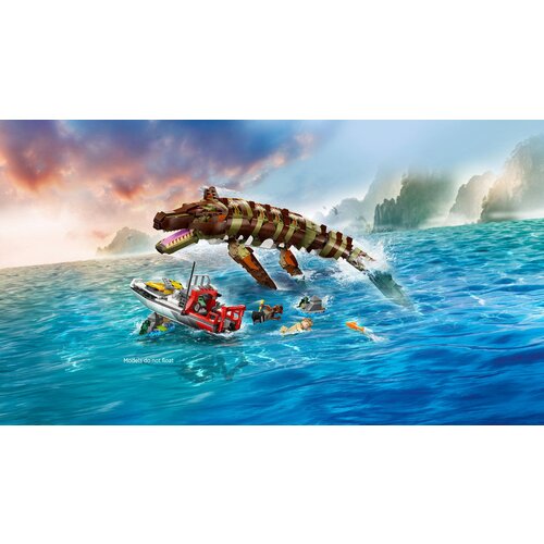 Lego LEGO&amp;reg; Jurassic World - Odprava po mozazavra v iz kock sestavljenem čolnu (76974) Slike