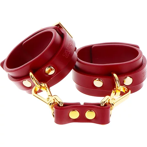 Taboom Bondage in Luxury Wrist Cuffs Red