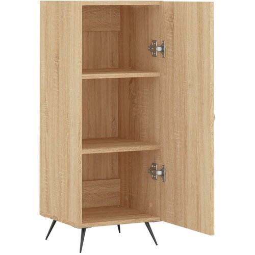  Komoda boja hrasta sonome 34,5x34x90 cm od konstruiranog drva Smeđa Slike