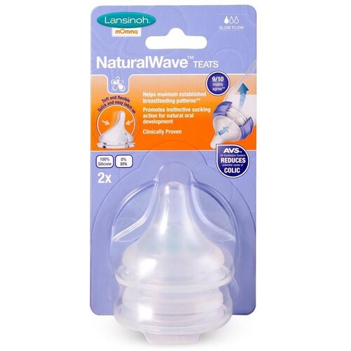 Lansinoh NaturalWave® Duda za bočicu, mali protok - 2 kom Cijene