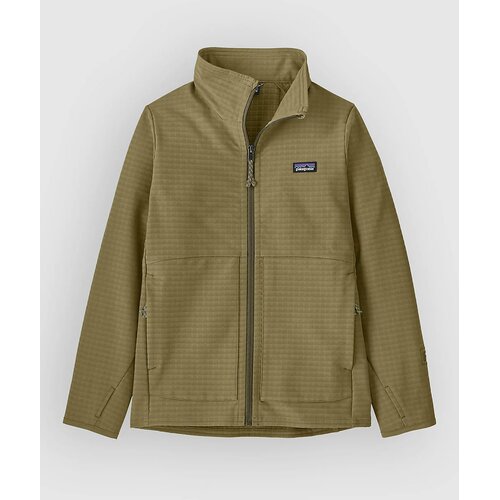 Patagonia R1 Techface Kids Jacket tent green Cene