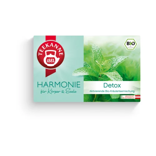 Teekanne Čaj Bio harmonija za telo in dušo - Detox (20 dvokomornih vrečk)