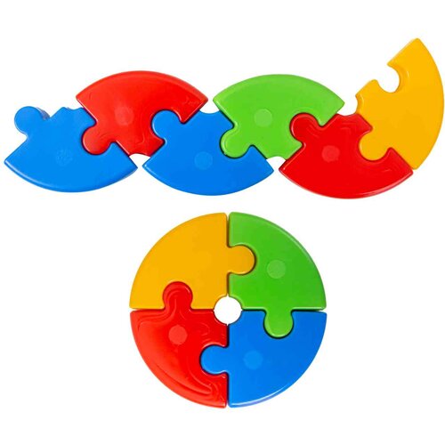 Monkey Gym Kola-puzzle King izobraževalni gradniki 72 kosov, (5000077634) Cene