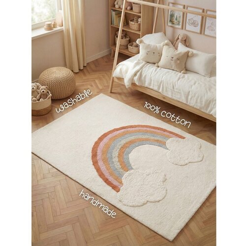 Hanse Home Krem periv/ručno rađen pamučan dječji tepih 140x200 cm Snuggle Petite &amp;ndash; Slike