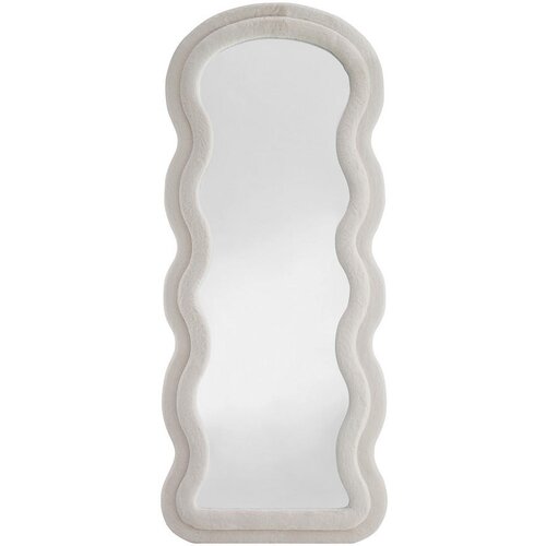 Livetastic STOJEČE OGLEDALO, 70/170/3 cm steklo, leseni material, krzno Cene