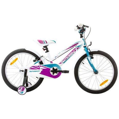 S Print dječji bicikl Calypso 20" white/purple/turquoise Cijene