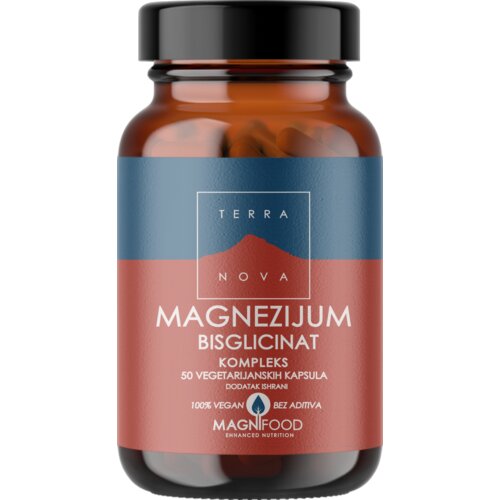 Terranova magnezijum bisglicinat 100mg – podrška za mišiće, srce i energiju Cene
