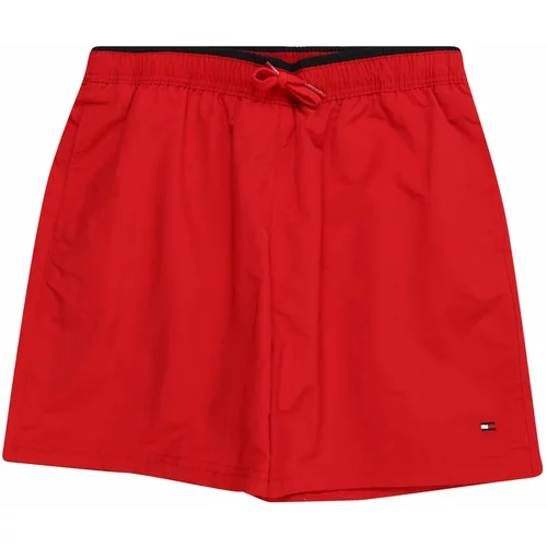 Tommy Hilfiger Kopalne hlače 'Essential' mornarska / rdeča / bela