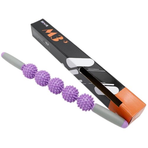 INF 5-kroglični bodičasti masažni valj za globoko sprostitev in okrevanje Purple, (5000339503) Cene