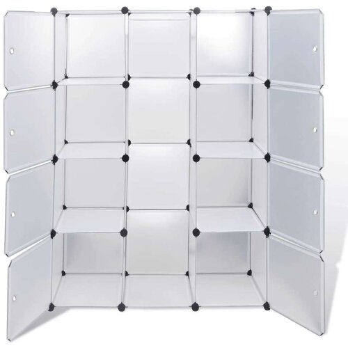 VidaXL modularni Kabinet s 9 Odjeljaka 37 x 115 x 150 cm Bijeli Slike