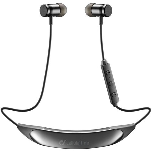 Cellular Line bluetooth slu&amp;scaron;alice neckband crne Slike