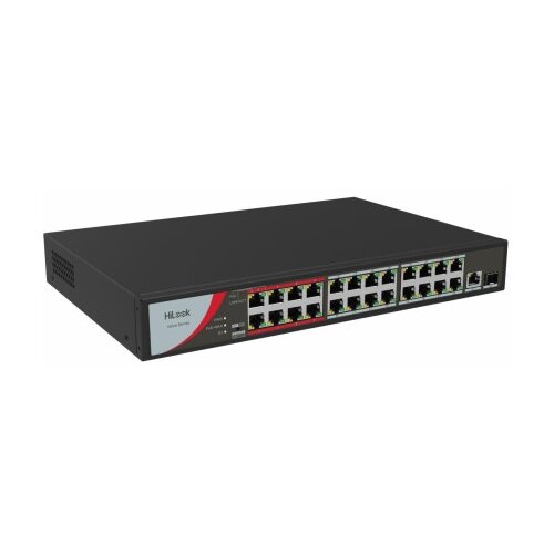 Hilook stikalo 100M 24-port PoE rack + SFP 1xGiga uplink NS-0326P-230(B) Cene