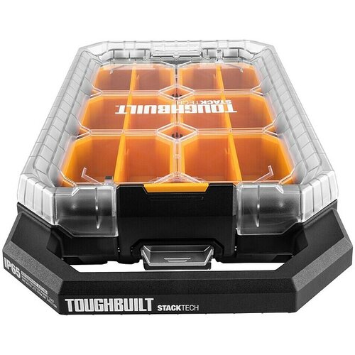 ToughBuilt StackTech Kutija s pretincima za male predmete (D x &Scaron; x V: 9,4 x 26 x 4,7 cm, Plastika, Broj pretinaca: 12 Kom.) Cijene