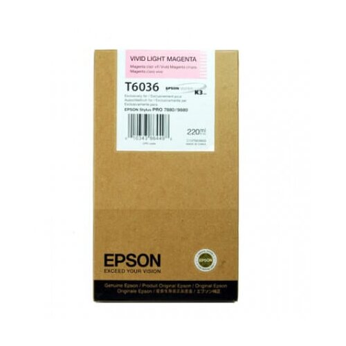Epson kartu&scaron;a T6036 (C13T603600) (svetlo vivid &scaron;krlatna), original Cene