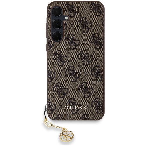 Guess Ohi&amp;scaron;je za Samsung Galaxy A35 5G Edition 4G z obeskom, Rjava, (21749395) Slike
