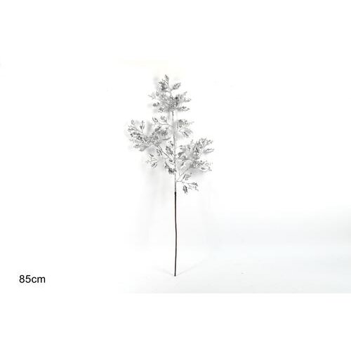  GRANA LIŠĆE I BOBICE 85CM SREBRO MI007317B Cene