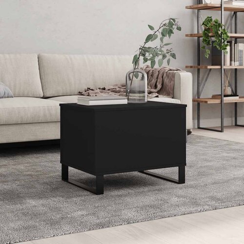  Stolić za kavu crni 60 x 44,5 x 45 cm od konstruiranog drva Cene