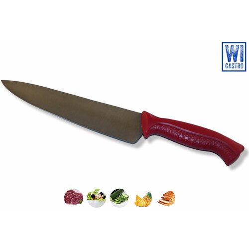 Wi Gastro nož mesarski 37/26cm crveni l k - s s 48 Slike