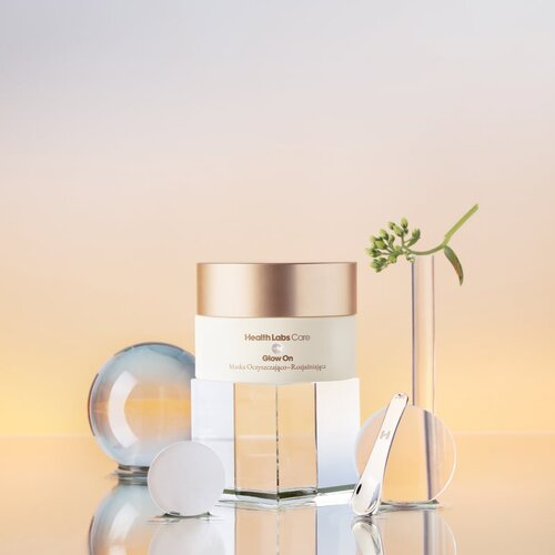 Health Labs Care Glow On Purifying and Brightening Mask čistilna in posvetlitvena maska za obraz 50 ml Slike