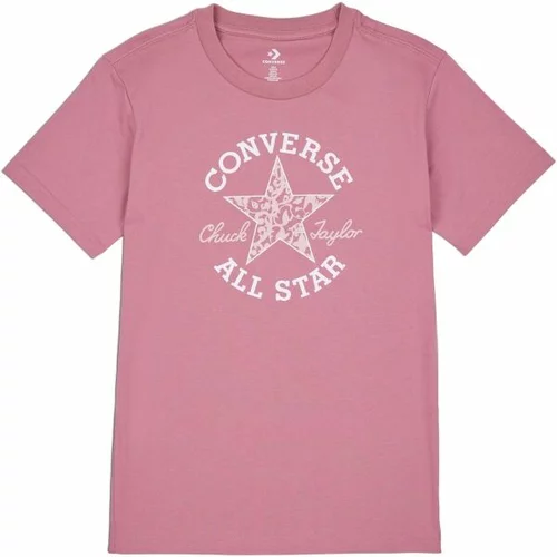 Converse CHUCK PATCH INFILL TEE Ženska majica kratkih rukava, ružičasta, veličina