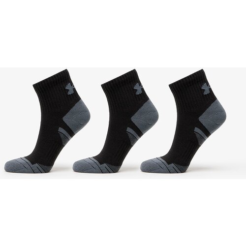 Under Armour Čarape UA PERFORMANCE COTTON QTR, 3 komada, Crne Cene