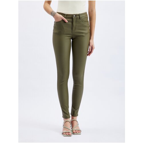 Orsay Khaki Womens Skinny Fit Pants - Women Cene