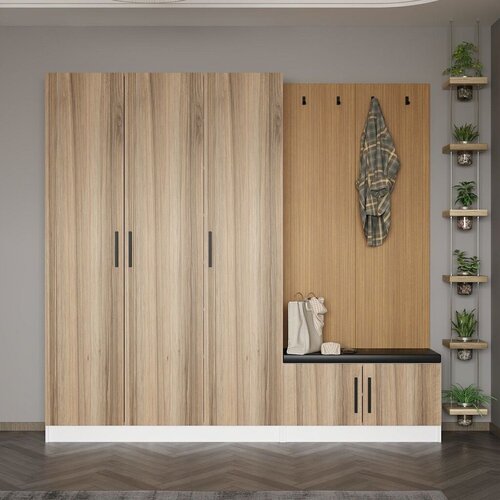 Hanah home Cipelarnik Noah-8302, 225x210x35 cm, Boje hrasta Cene