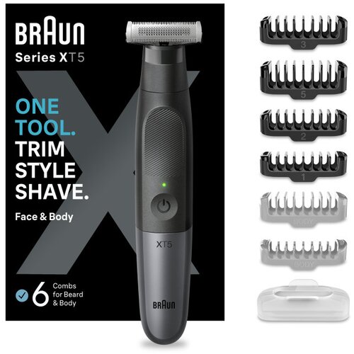 Braun series XT5 5200 trimer za bradu i brijačiaparat za tijelo Slike
