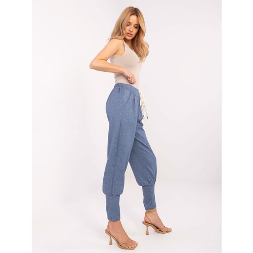 Italy Moda Trousers-MI-SP-61700.80P-dark blue Cene