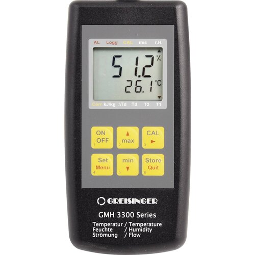 Greisinger GMH 3331 merilnik vlažnosti (higrometer) 0 % rF 100 % rF, (20635250) Slike