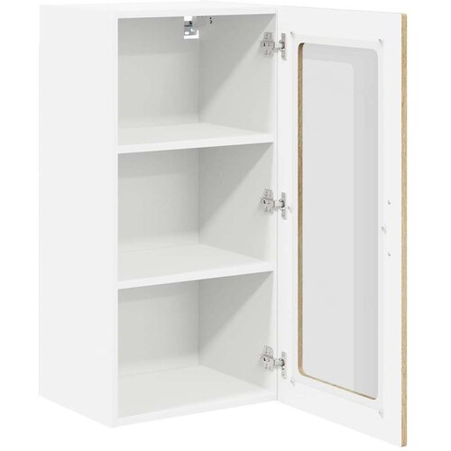  Zidni stakleni ormarić Lucca 2 pcs Hrast sonoma 40 x 31 x 80 cm Slike