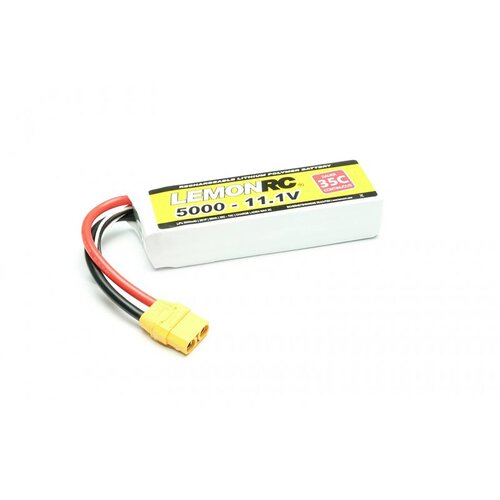LemonRC lipo akumulatorski paket za modele 11.1 V 5000 mAh &amp;Scaron;tevilo celic: 3 35 C mehka torba XT90, (20640910) Slike
