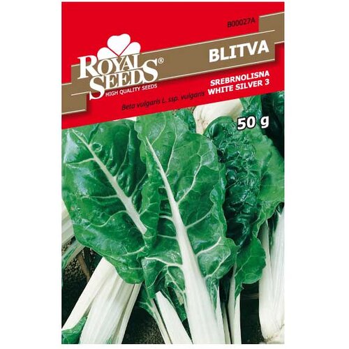 ROYAL SEEDS Sjeme povrća BLITVA SREBRNOLISNA 50G Cijene