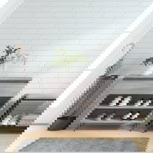 VidaXL Ormarić za cipele boja hrasta 70 x 36 x 60 cm konstruirano drvo Slike