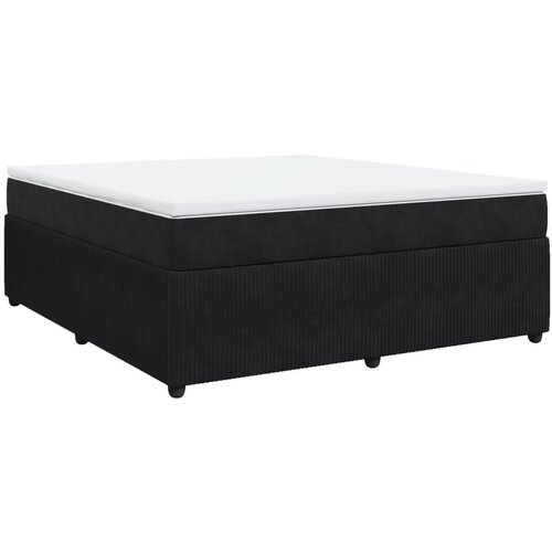 Maison Chic Box spring postelja - Vzmetna postelja z vzmetnico črna 180x200 cm žamet SL11033, (21882337) Cene