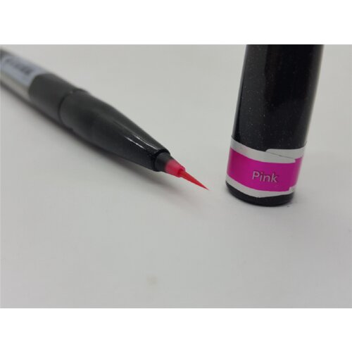 Pentel flomaster Brush Sign Artist pink, (22005571) Cene